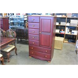 RED WARDROBE DRESSER