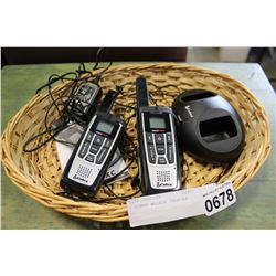 2 COBRA WALKIE TALKIES