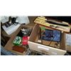 Image 1 : TWO BOXES OF ENGRAVED CUTLERY AND OTHER COLLECTIBLES