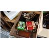 Image 3 : TWO BOXES OF ENGRAVED CUTLERY AND OTHER COLLECTIBLES