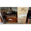 Image 1 : LOT OF WOOD CASES, WINE CASES, AND VINTAGE VIEW-MASTER W/ SLIDESS