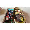 Image 2 : TRAY OF VINTAGE THOMAS THE TRAIN PHONE AND OTHER TOYS