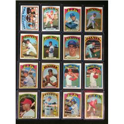 1972 TOPPS BASEBALL CARD LOT