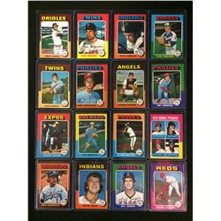 1975 TOPPS BASEBALL CARD LOT