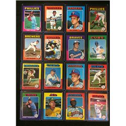 1975 TOPPS BASEBALL CARD LOT