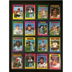 1975 TOPPS BASEBALL CARD LOT