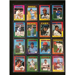 1975 TOPPS BASEBALL CARD LOT