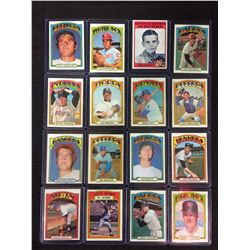 1972 TOPPS BASEBALL CARD LOT