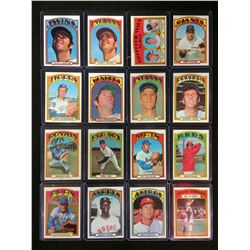 1972 TOPPS BASEBALL CARD LOT