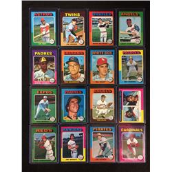 1975 TOPPS BASEBALL CARD LOT