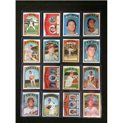 1972 TOPPS BASEBALL CARD LOT