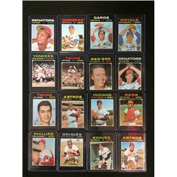 1971 TOPPS BASEBALL CARD LOT
