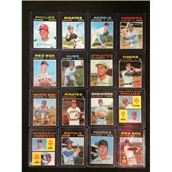 1971 TOPPS BASEBALL CARD LOT