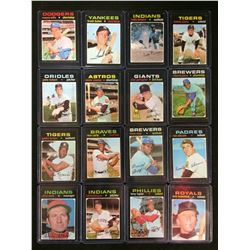 1971 TOPPS BASEBALL CARD LOT