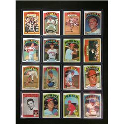 1972 TOPPS BASEBALL CARD LOT