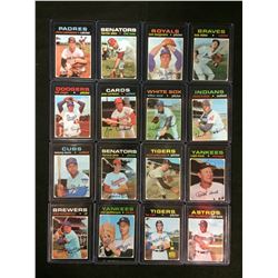 1971 TOPPS BASEBALL CARD LOT