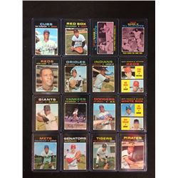 1971 TOPPS BASEBALL CARD LOT