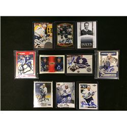 AUTOGRAPHED HOCKEY CARD LOT
