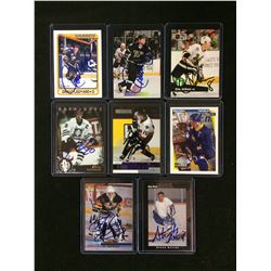 AUTOGRAPHED HOCKEY CARD LOT