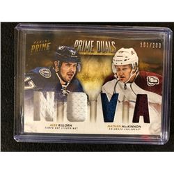 2013-14 Panini Prime Duals Alex Killorn/ Nathan MacKinnon