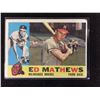 Image 1 : 1960 Topps #420 Ed Mathews