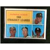 Image 1 : 1961 TOPPS NATIONAL LEAGUE STRIKEOUT LEADERS #49 KOUFAX/ DRYSDALE/ JONES/ BROGLIO