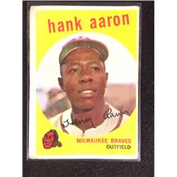 1959 Topps #380 Hank Aaron