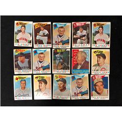 1960 Topps Baseball Cards Lot