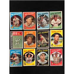 1959 TOPPS BASEBALL CARD LOT