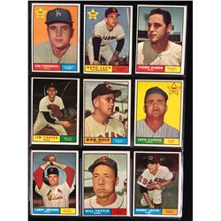 1961 TOPPS BASEBALL CARD LOT