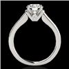 Image 2 : 1.5 CTW H-SI/I Certified Diamond Solitaire Ring 10K White Gold - REF-236X4T - 34925