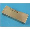 Image 1 : A Dunhill 9ct gold cased Rollalite type cigarette lighter, with engine turned decoration, in leat...