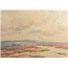 Image 1 : Owen Bowen (1873-1967) watercolour, Open landscape, signed and dated '28, 13 x 18 ins....