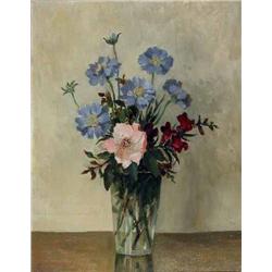 Anne Redpath (1895-1965) oil on canvas, 'Summer Flowers', initialled, 18 x 14 ins....