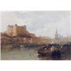 Image 1 : Arthur Joseph Meadows (1843-1907) oil on canvas, 'Saumur on the Loire', signed and dated 1884, 10...