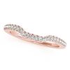 Image 5 : 1.51 CTW Certified VS/SI Princess Diamond 2Pc Set Solitaire Halo 14K Rose Gold - REF-252T5M - 31347