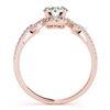 Image 4 : 1.22 CTW Certified VS/SI Diamond Solitaire 2Pc Wedding Set 14K Rose Gold - REF-208M8H - 32001