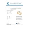 Image 3 : 1 CTW Certified VS/SI Diamond Solitaire 2Pc Wedding Set 14K Yellow Gold - REF-396H4A - 31861