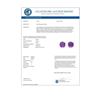 Image 3 : 4 CTW Cushion Cut Amethyst Designer Solitaire Stud Earrings 18K White Gold - REF-29X3T - 21729