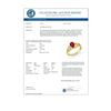 Image 2 : 1.02 CTW Ruby & Diamond Ring 10K Yellow Gold - REF-20W2F - 13010