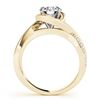 Image 5 : 0.9 CTW Certified VS/SI Diamond Solitaire Ring 18K Yellow Gold - REF-206X8T - 27455