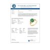 Image 2 : 2.03 CTW Emerald & Diamond Ring 14K Yellow Gold - REF-45H5A - 13567