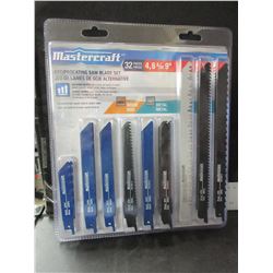 New MasterCraft 32 piece Recip/Sawzall Blade set / 4-6 &9 inch blades