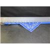 Image 1 : New Bandana Dog Collar with sewn in Bandana for Large Dogs / Blue