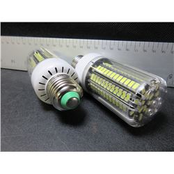 2 New 136 LED Cobb Lightbulbs / same as 100 watt bulb but save huge on