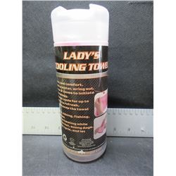 Cooling Towel / Wet flick and it stays cold up to 2 hrs then wet and repeat