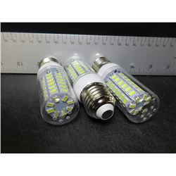 3 New 56 LED Cobb Lightbulbs / save on your power / 50,000hrs / white