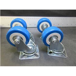 4 New 2 inch Swivel Castors