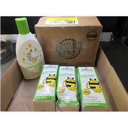 New Baby Lot / 12-4oz Jars baby food / Zarbees Cough Syrop / bubble bath