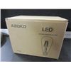 Image 4 : New Case of 6 Edison LED  Antique Bulbs ST64 / 6 watt Dimmable